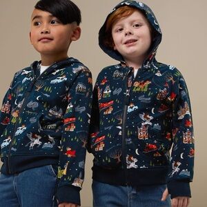 Little Sleepies Harry Potter Evening at Hogwarts Zip Hoodie